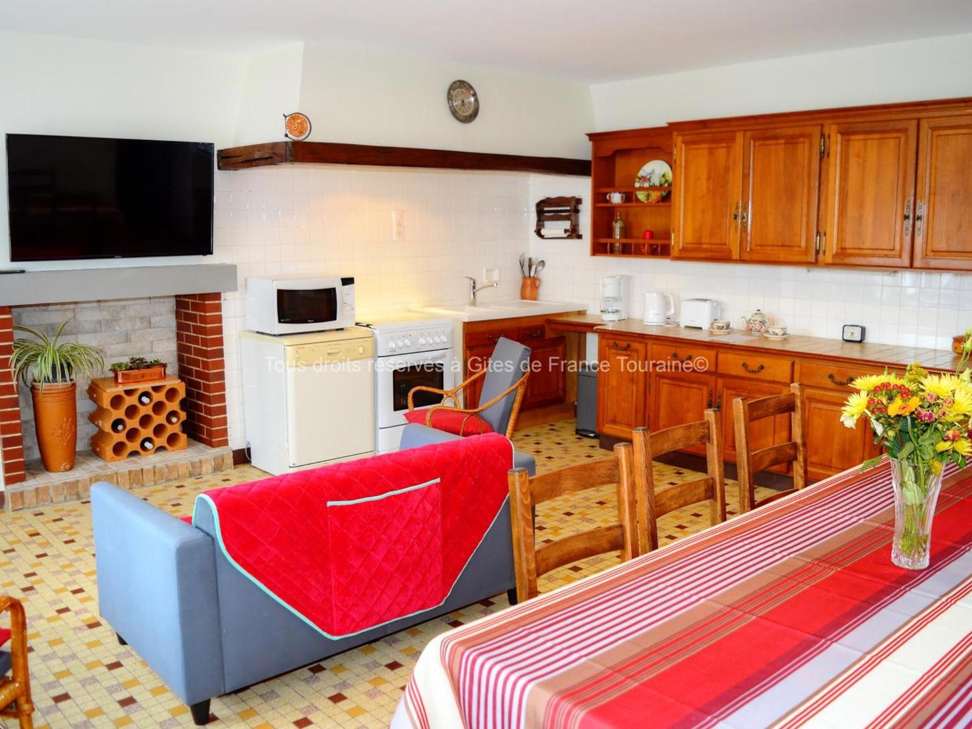 Gite Charmant Pres De Tours Et Amboise Avec Wi-Fi, Cour Privative, Garage A Velos, Accepte Animaux - Fr-1-381-503 Vernou-sur-Brenne المظهر الخارجي الصورة